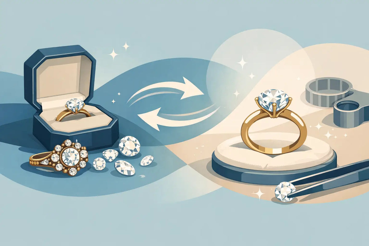 Can You Reset Heirloom Diamonds Into a New Ring?