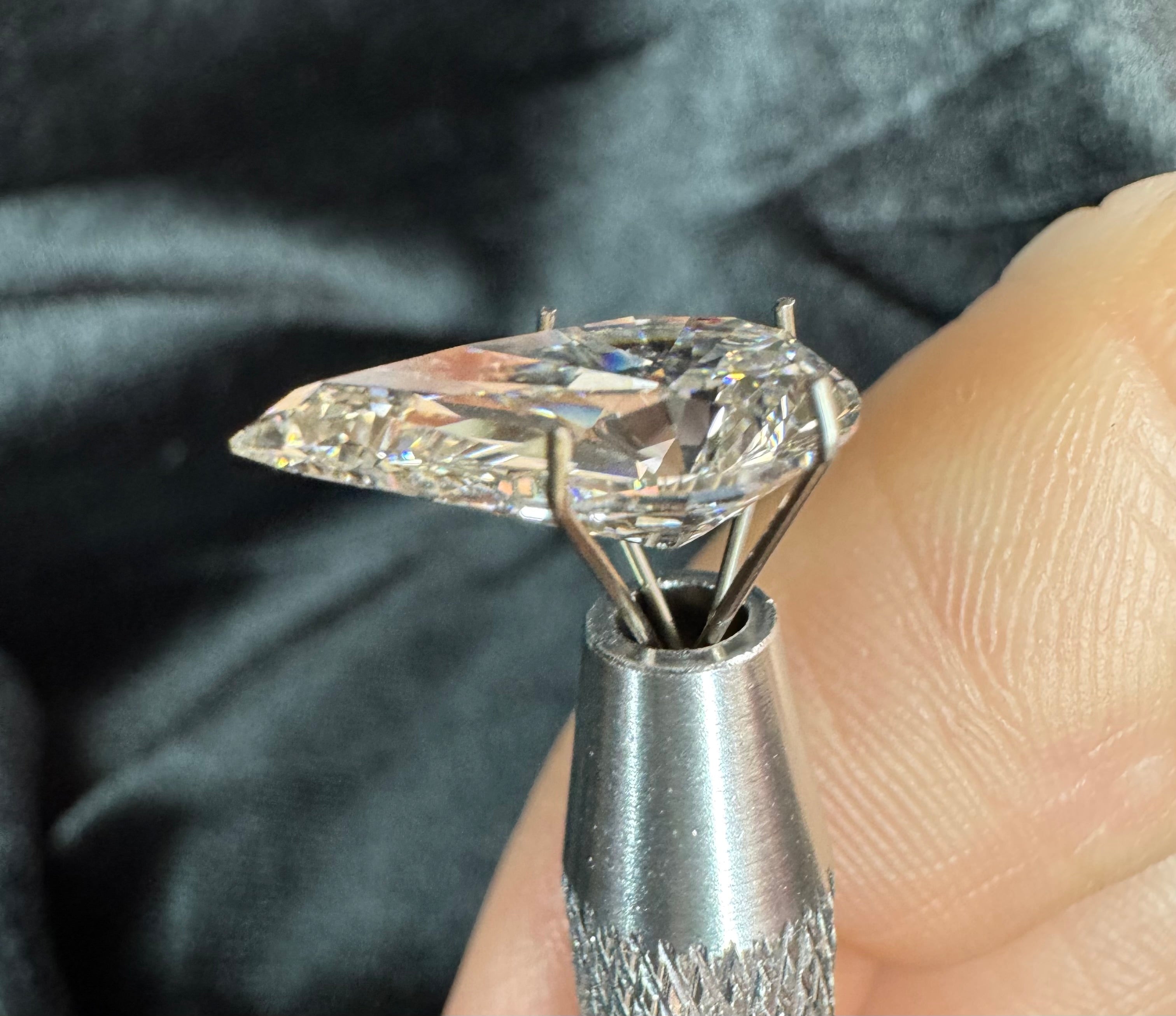 4.35 ct Pear Cut IGI Certified Lab Diamond