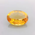 11.27ct Oval Natural Citrine (Colour Yellow, Clarity Eye Clean, Cut Faceted)
