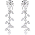 Claire Diamond Branch Chandelier Earrings