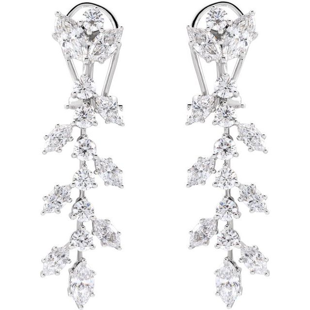 Claire Diamond Branch Chandelier Earrings