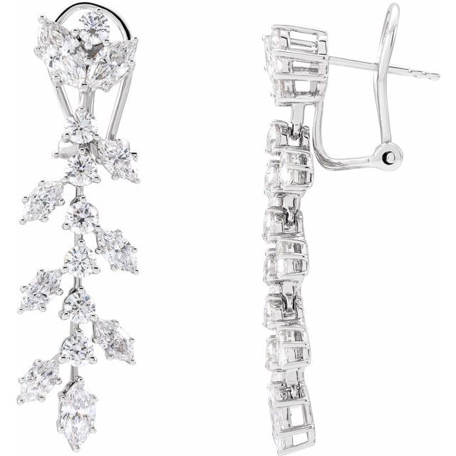 Claire Diamond Branch Chandelier Earrings