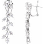 Claire Diamond Branch Chandelier Earrings