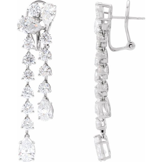 Bella Dripping Pear Chandelier Earrings