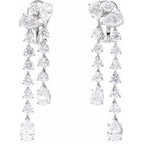 Bella Dripping Pear Chandelier Earrings