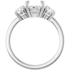 Gale 3 Stone Claw Prong Simple Semi-Mount