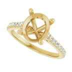 Infinity Pave Semi-Mount