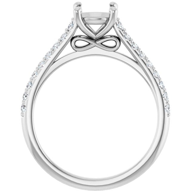 Infinity Pave Semi-Mount