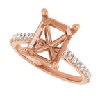 Infinity Pave Semi-Mount