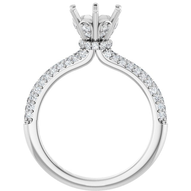 Queenie Semi Mount Ring