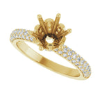 Queenie Semi Mount Ring