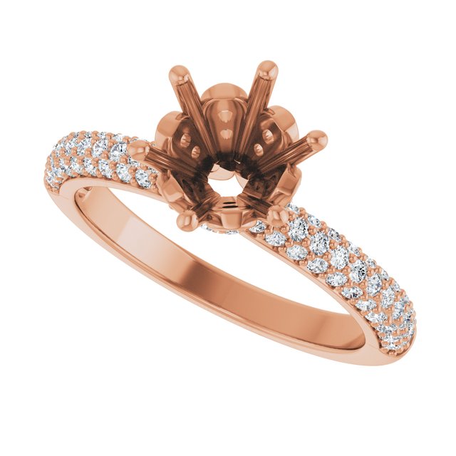 Queenie Semi Mount Ring