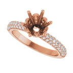Queenie Semi Mount Ring