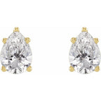 Parker Classic Pear Diamond Stud Earring