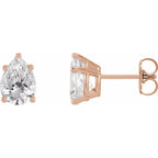 Parker Classic Pear Diamond Stud Earring