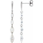 Raine Modern Marquise Drop Earring