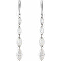 Raine Modern Marquise Drop Earring