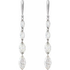 Raine Modern Marquise Drop Earring