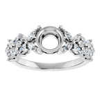 Camile Floral Inspired Semi-Mount