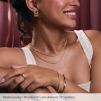 5 7/8 Diamond Tennis Line Necklace