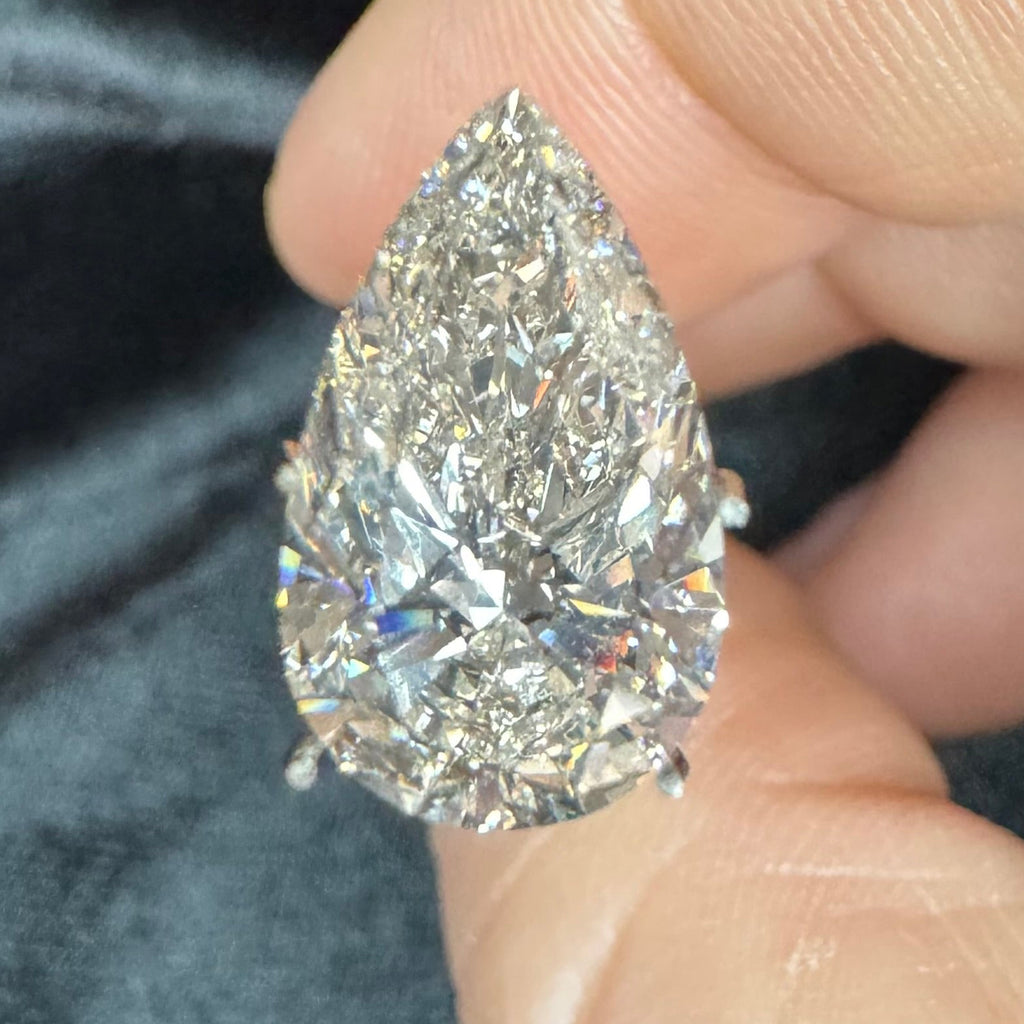 3.37 ct Pear Cut IGI Certified Lab Diamond