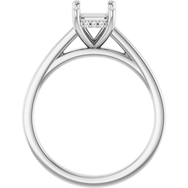 Heidi Thick Shoulder Hidden Halo Semi-Mount