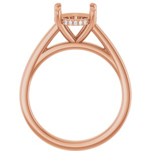 Heidi Thick Shoulder Hidden Halo Semi-Mount