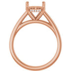 Heidi Thick Shoulder Hidden Halo Semi-Mount