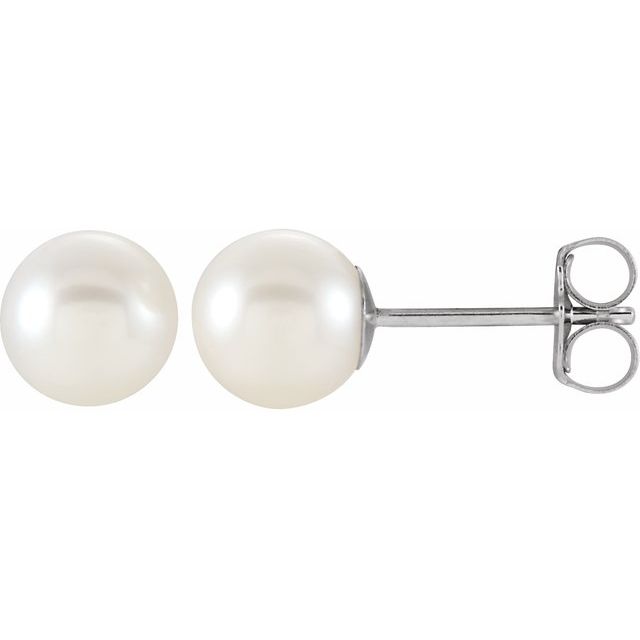 Kaye Simple Pearl Stud