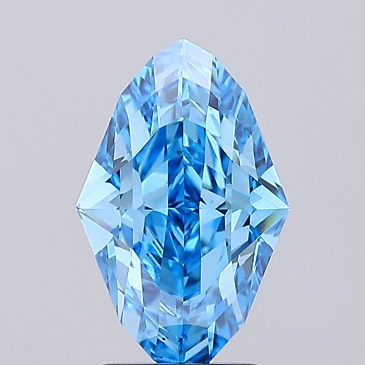 2.16 ct Checkerboard Eye IGI Certified Blue Lab Diamond