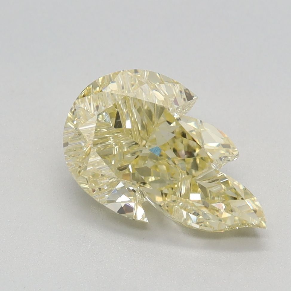 1.43 ct Flame IGI Certified Yellow Lab Diamond