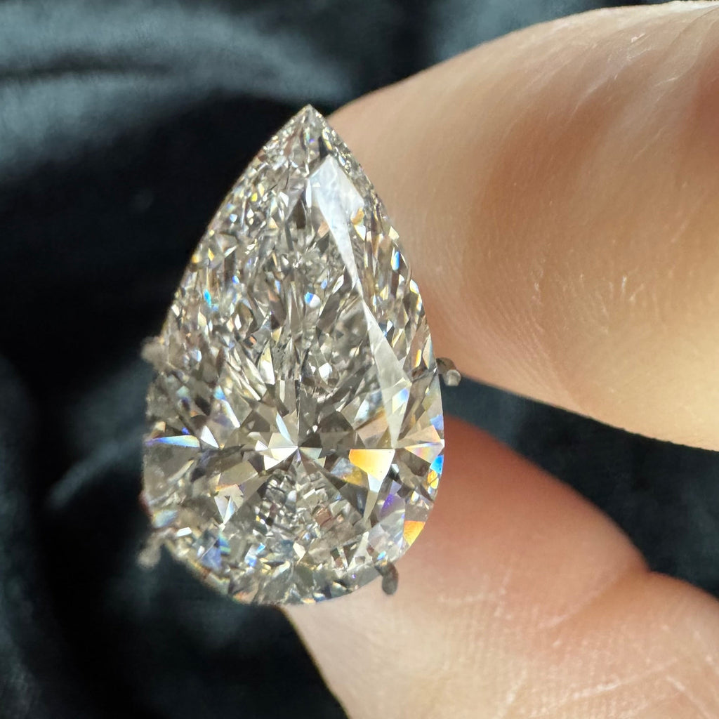 4.35 ct Pear Cut IGI Certified Lab Diamond