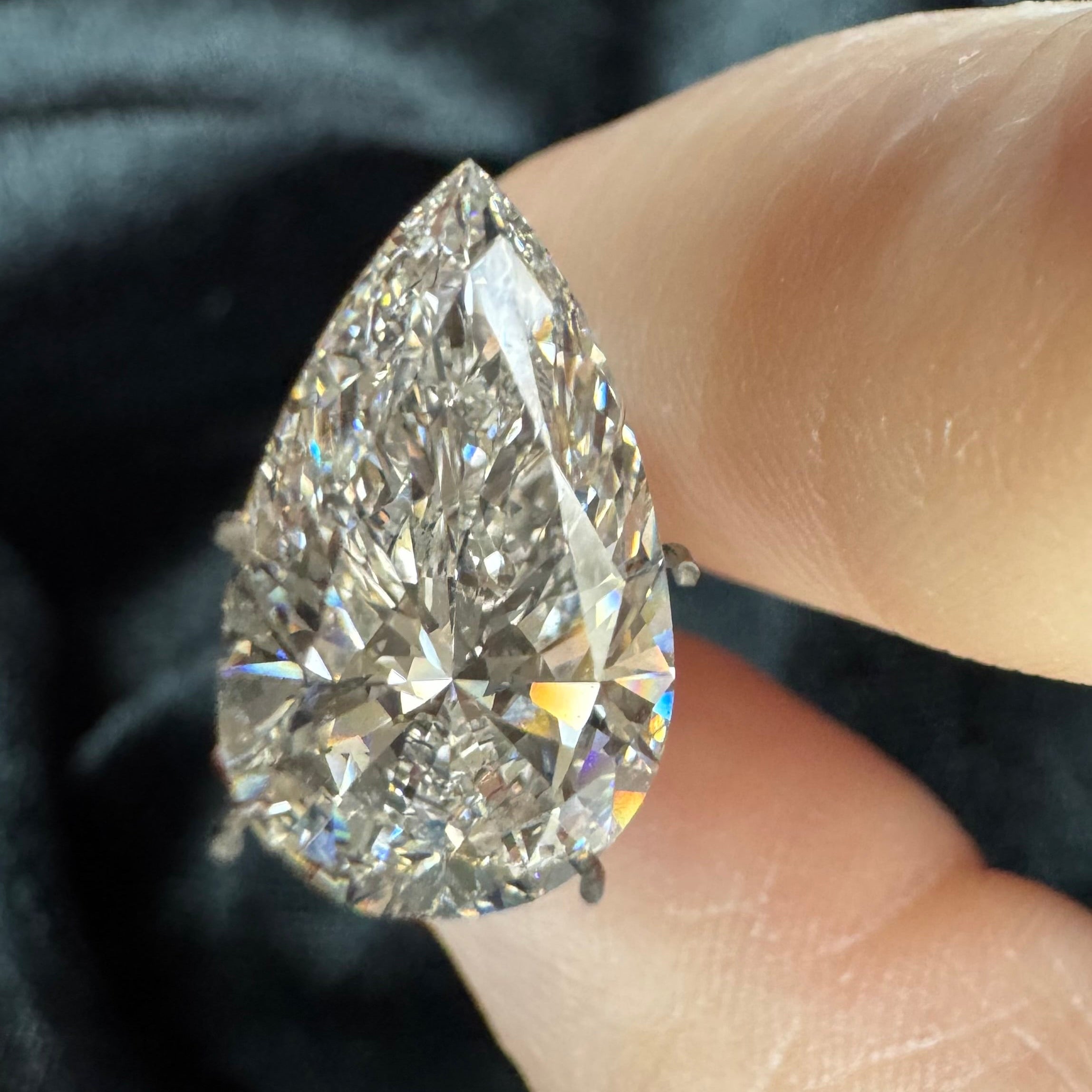 4.35 ct Pear Cut IGI Certified Lab Diamond