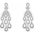 Ophelia Diamond Drop Chandelier Earrings