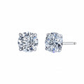4 Prong Martini Diamond Stud Earring