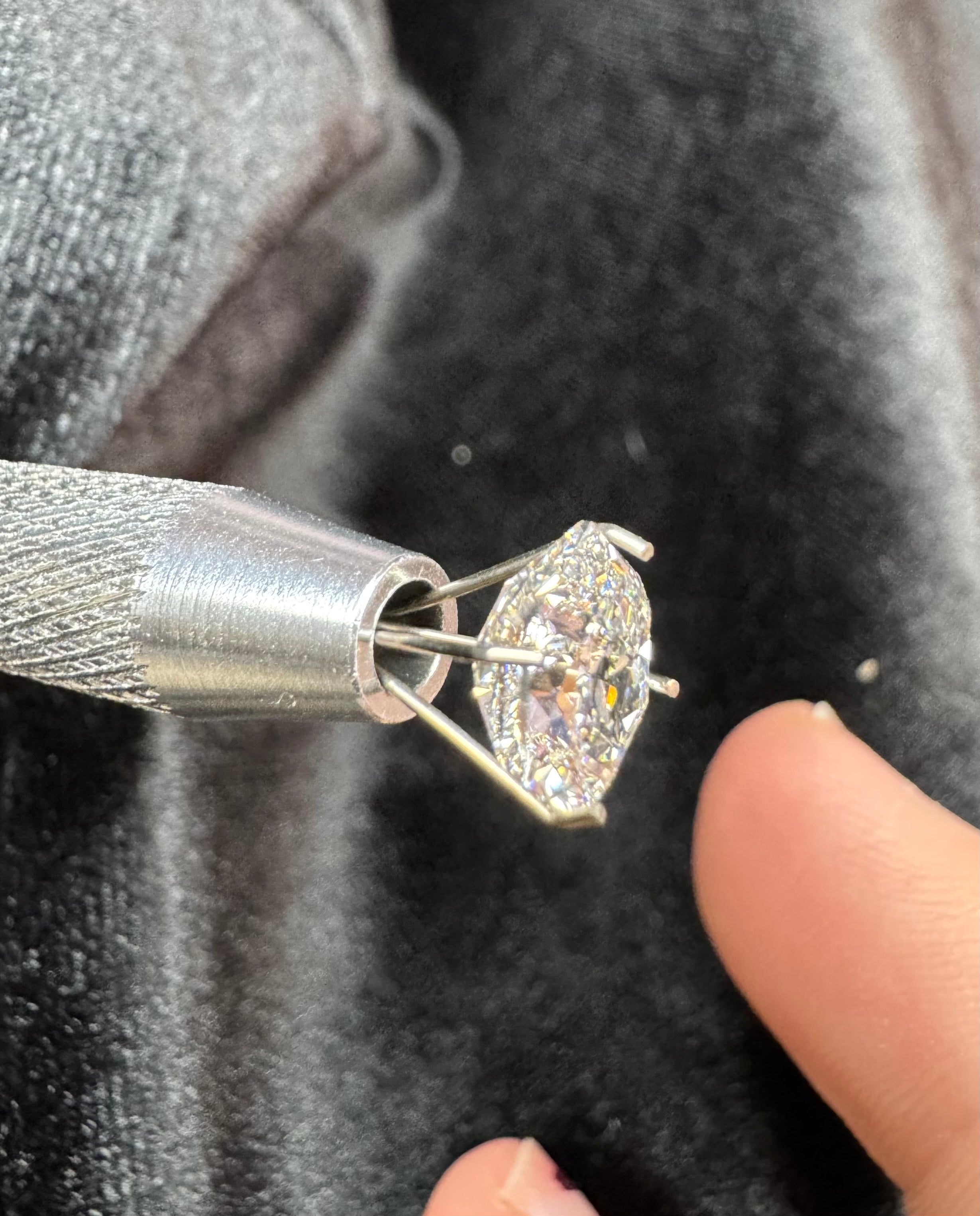 2.01 ct Hexagonal Cut IGI Certified Lab Diamond