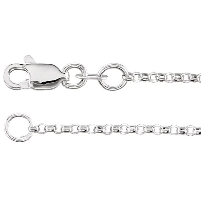 Rolo Chain- 1.5mm with Standard Lobser Clasp