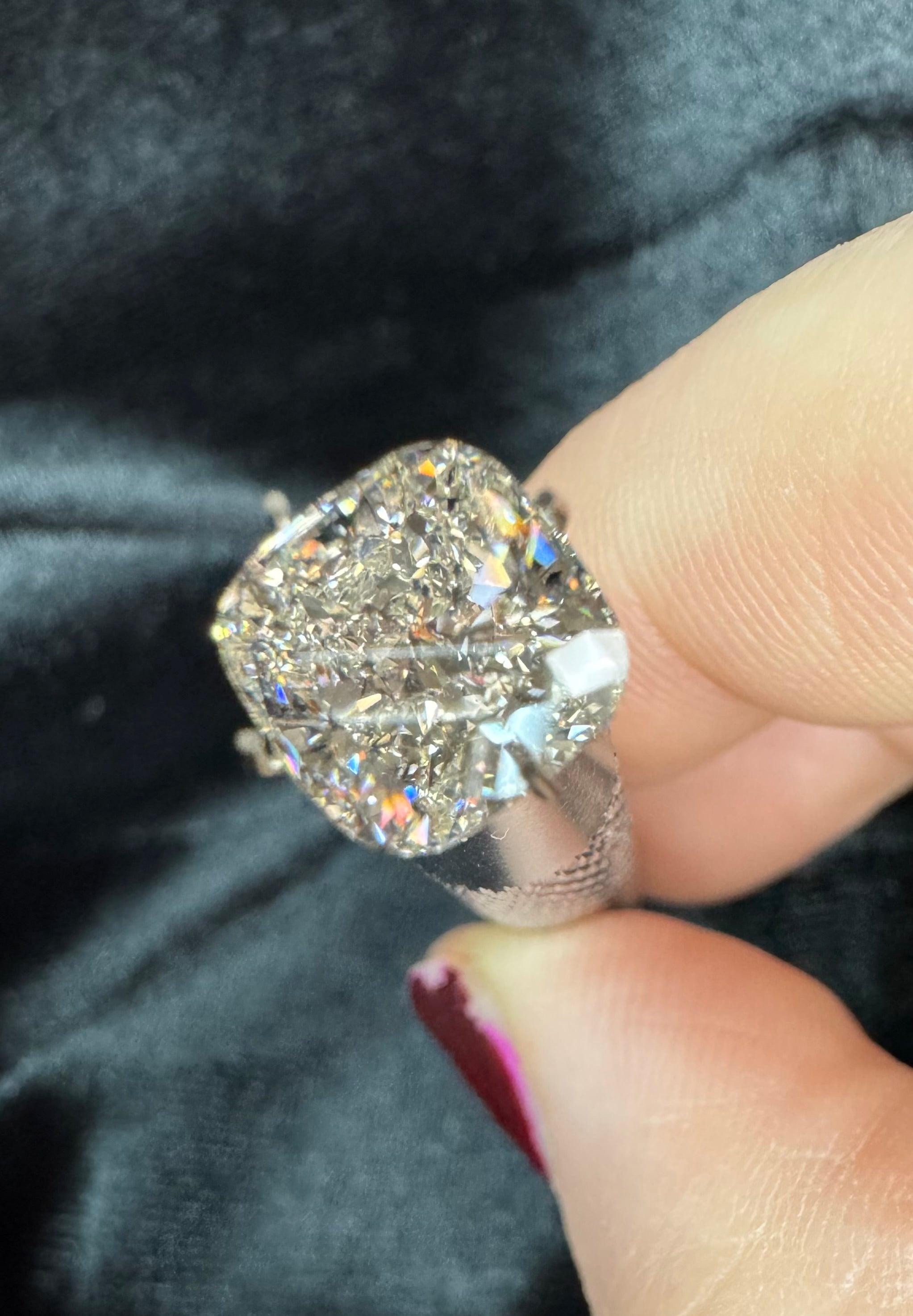 3.01 ct Cushion Cut IGI Certified Lab Diamond