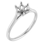 Laura Tulip Head Six Prong Solitaire