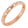 Dot Lab Diamond Dotted Gold Band