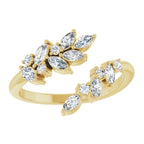 Tilly Diamond Laurel Ring