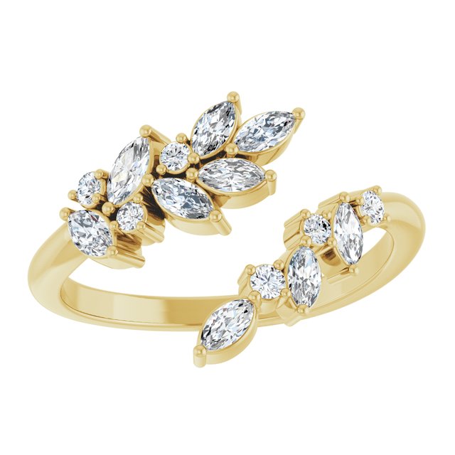 Tilly Diamond Laurel Ring