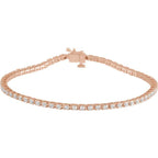 Simple Line Tennis Bracelet