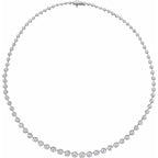 6 3/4 ctw Round Tennis Necklace