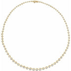 6 3/4 ctw Round Tennis Necklace