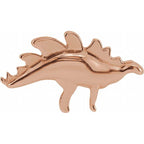 Single Earring Rawr- Solid Gold Dino Earring