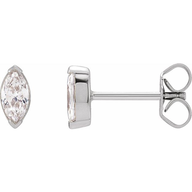 Margo Marquise Cut Diamond Stud