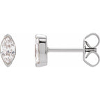 Margo Marquise Cut Diamond Stud