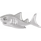 Single Earring Fin- Solid Gold Shark Earring