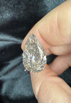 3.37 ct Pear Cut IGI Certified Lab Diamond
